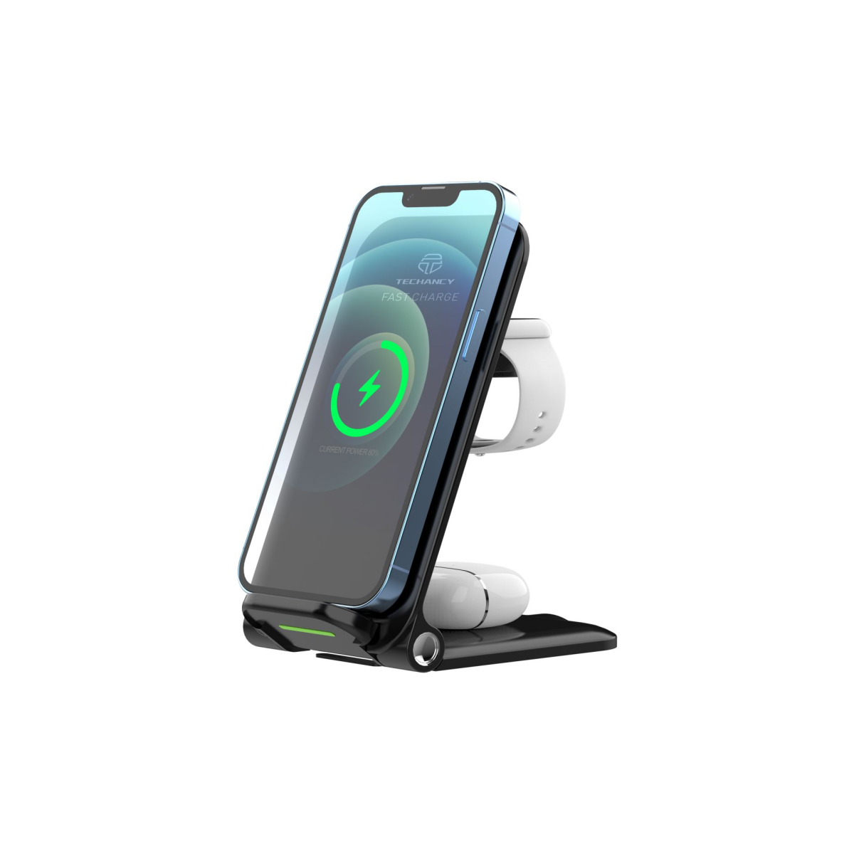 Tappetino Di Ricarica Wireless Per Auto - 15W, Antiscivolo, Con Raffreddamento